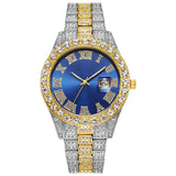 Men's Hip Hop Style Waterproof Quartz Wristwatch
