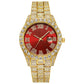 Men's Hip Hop Style Waterproof Quartz Wristwatch