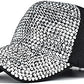 Front Engraved Rhinestone Cap