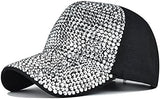 Front Engraved Rhinestone Cap