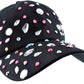 Multi Color Engraved Rhinestone Cap