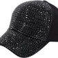 Brim Engraved Rhinestone Cap