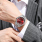 Men's Hip Hop Style Waterproof Quartz Wristwatch