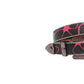 Ornate Buckle Dazzling Pink Cowboy Crystal Shine Rhinestone Belt