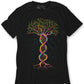 Tree Of Life Printed Rhinestone Shirt