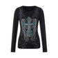 Cowboy Hat Printed Rhinestone Shirts