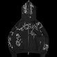 Eternal Rhinestone Zip Hoodie